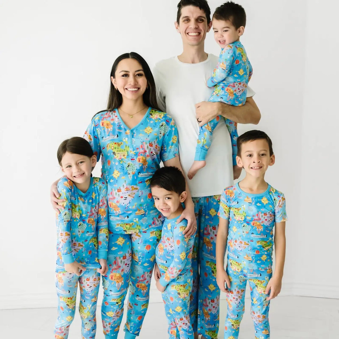 Bright White Men's Short Sleeve Pajama Top