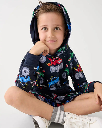 Monster Truck Madness Pullover Hoodie
