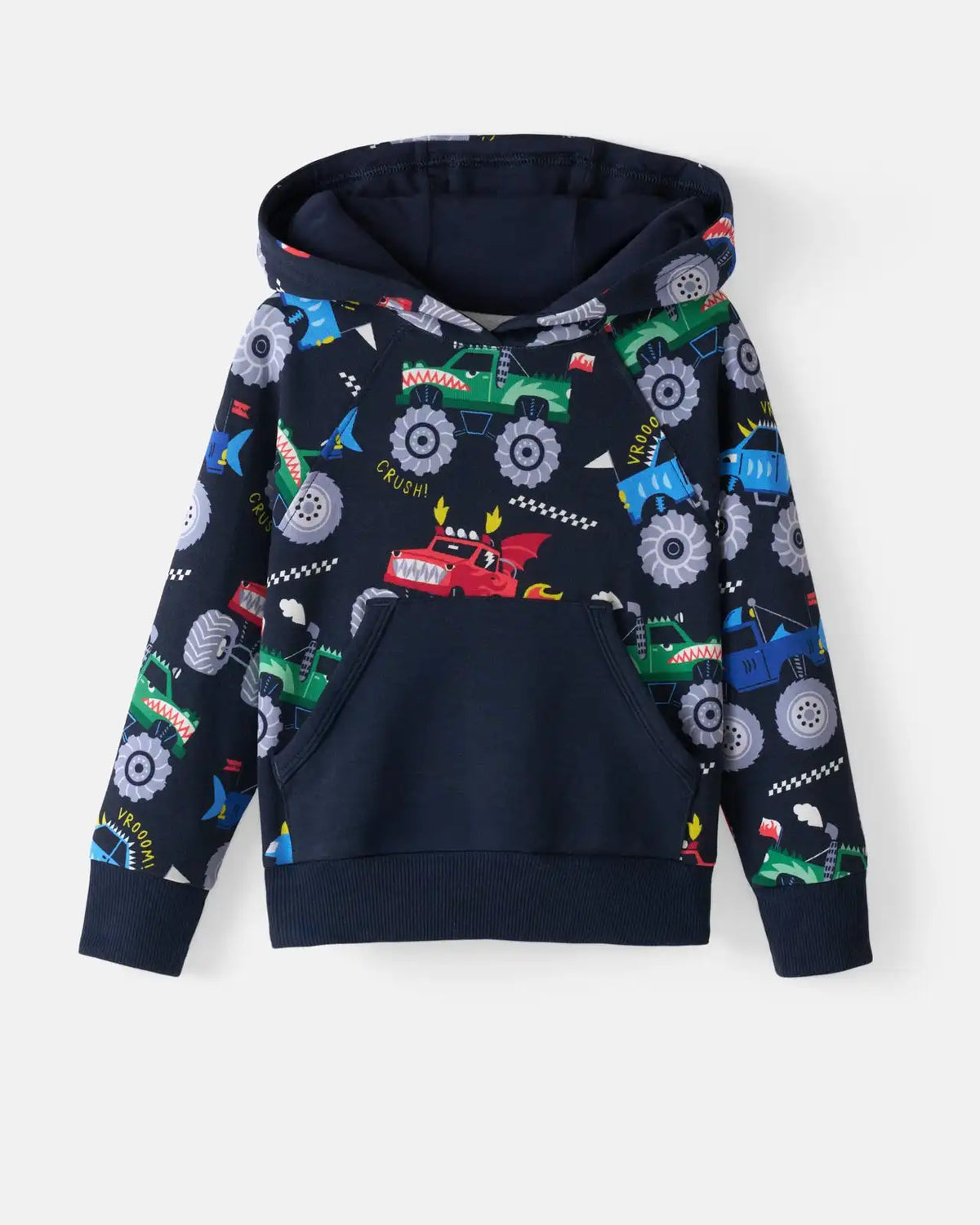Monster Truck Madness Pullover Hoodie