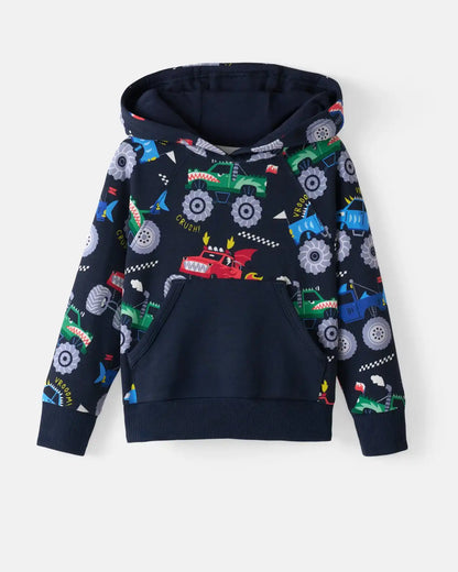 Monster Truck Madness Pullover Hoodie