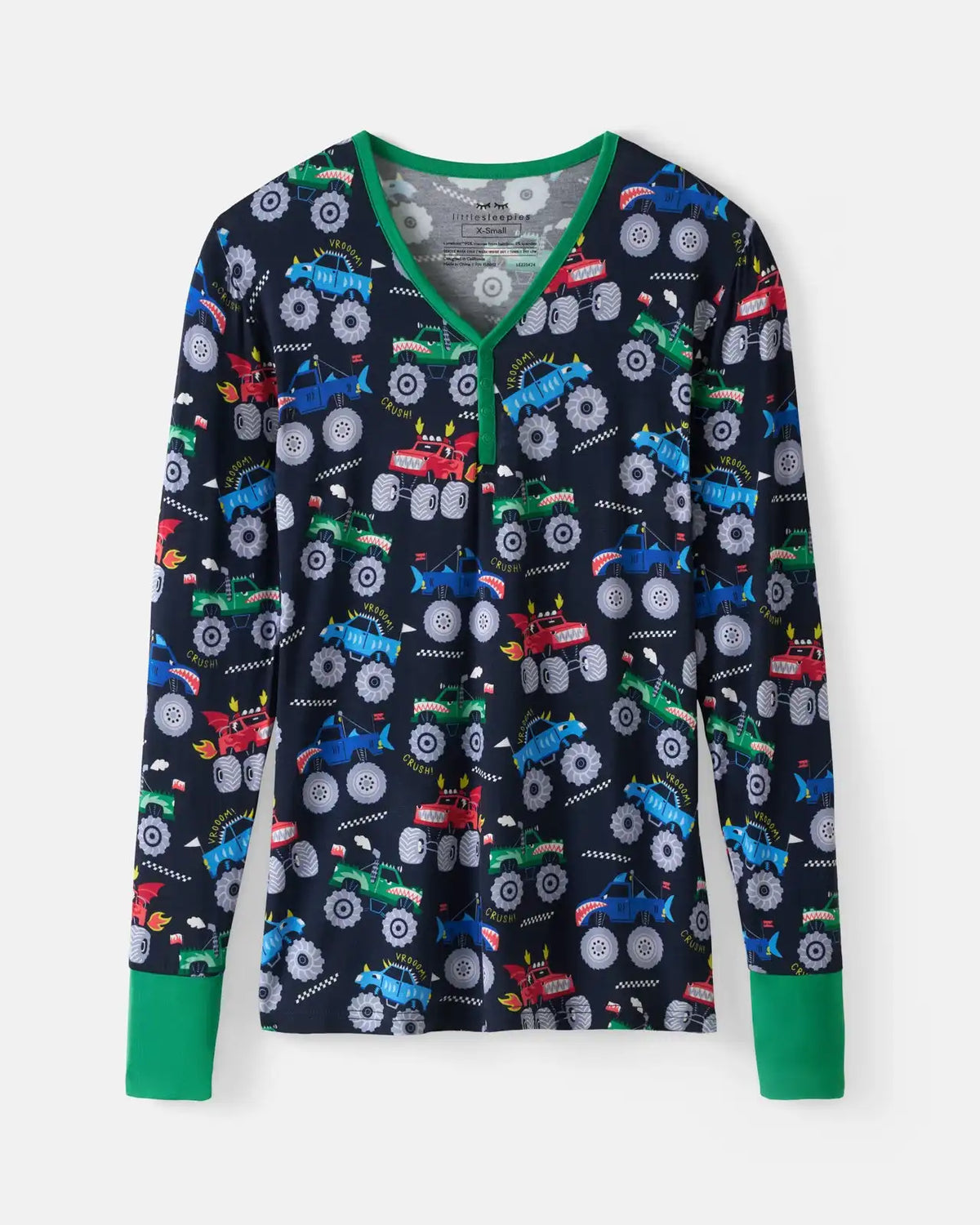 Monster Truck Madness Women's Pajama Top