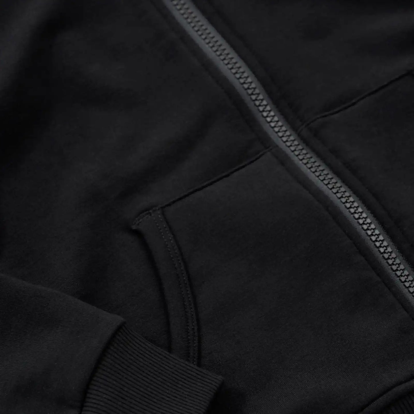 Black Zip Hoodie