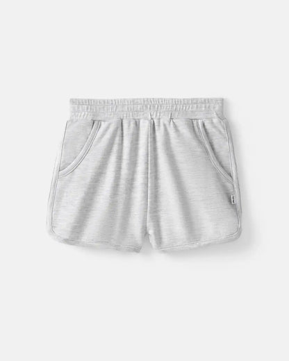 Light Heather Gray Dolphin Shorts