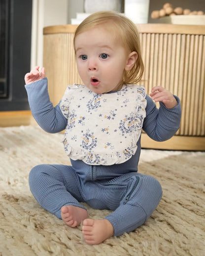 Lullaby Sky Ruffle Bib