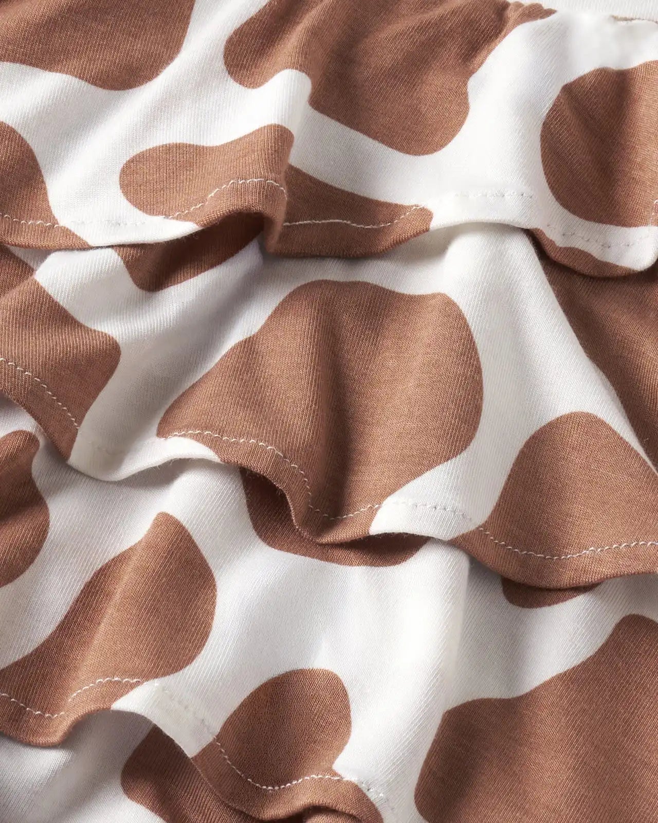 Milk Chocolate Moo Crew Ruffle Skort
