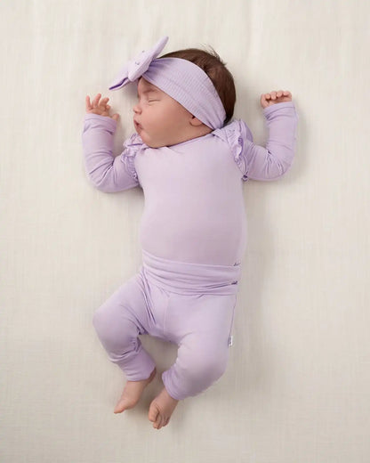 Misty Lavender Flutter Bodysuit