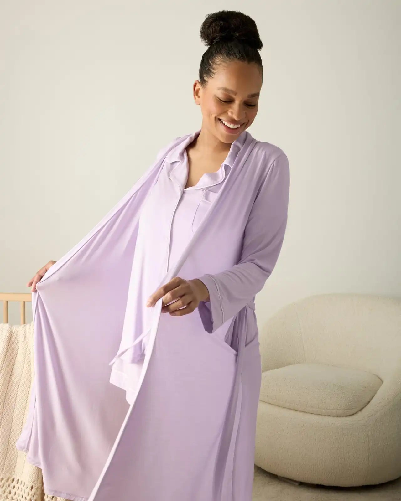 Misty Lavender Women's Robe