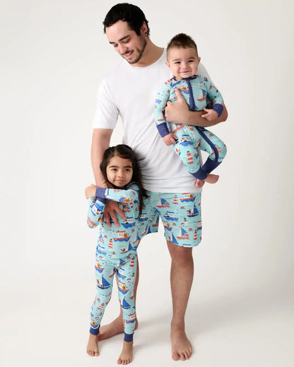 Nautical Paws Men's Pajama Shorts