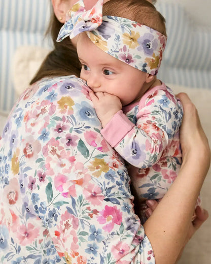 Tiny Blooms Luxe Bow Headband