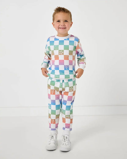 Ombre Cheery Checks Jogger