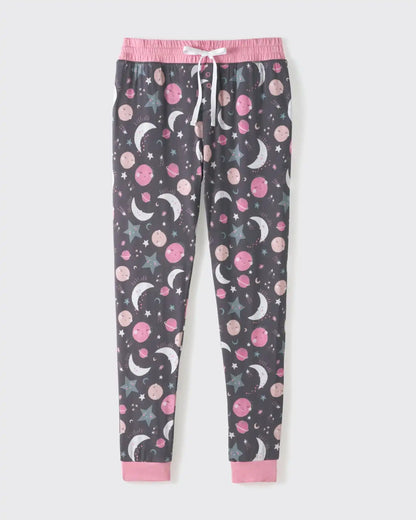 Pink To the Moon & Back Women's Pajama Pants