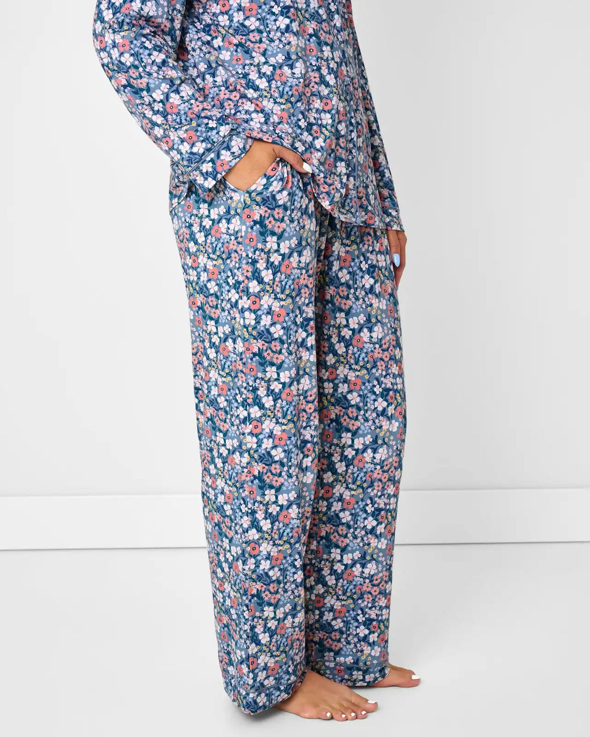 Petite Petals Women's Long Sleeve Pajama Set