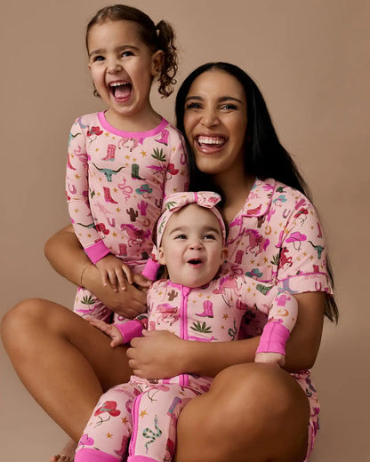Pink Rancher Roundup Two-Piece Pajama Set