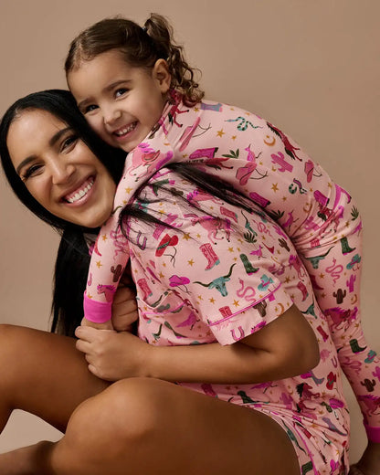 Pink Rancher Roundup Two-Piece Pajama Set
