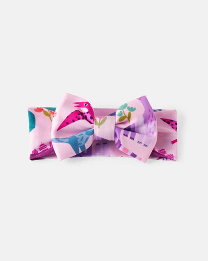 Roar & Explore Pink Luxe Bow Headband