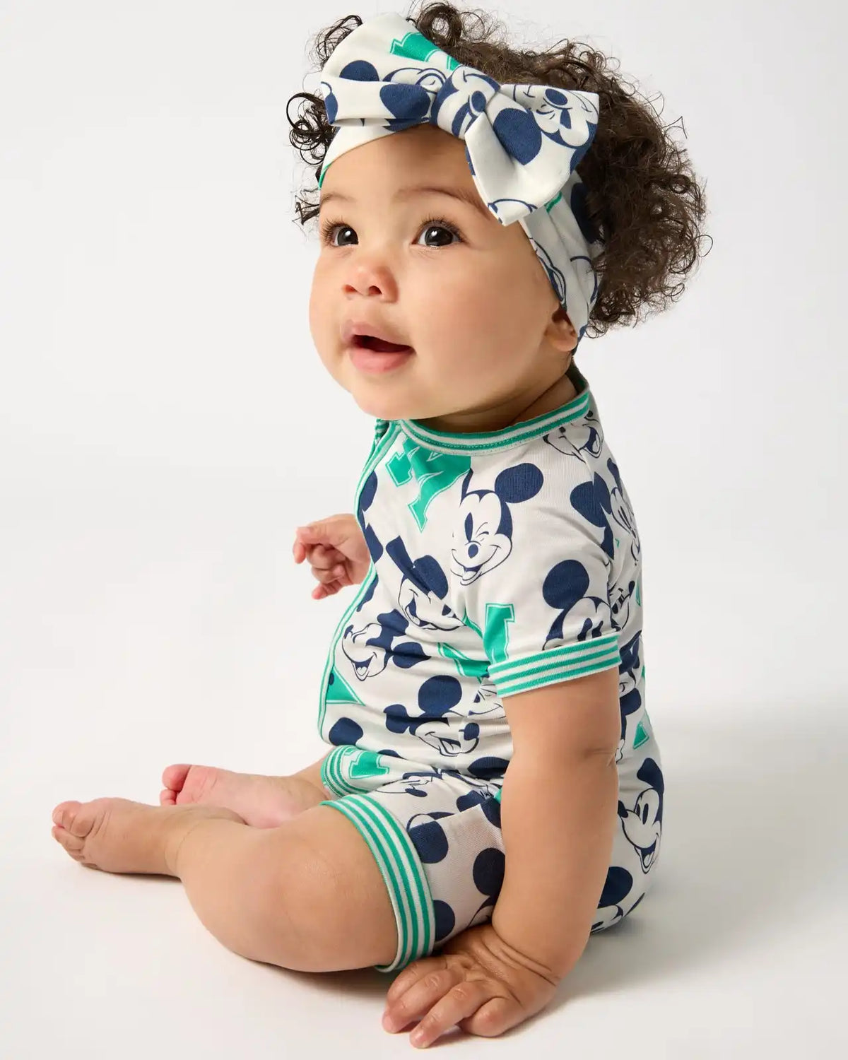 Disney Varsity Mickey Mouse Luxe Bow Headband