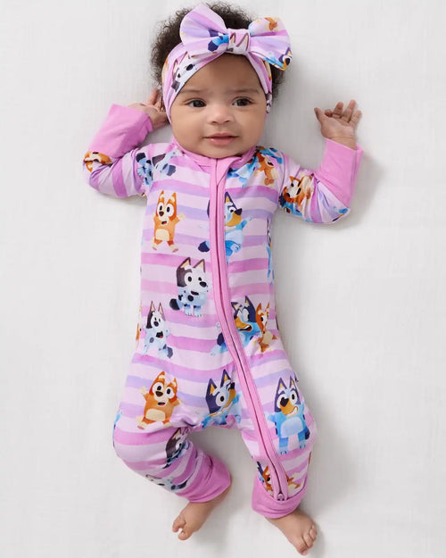 Bluey Dance All Day Pink Zippy