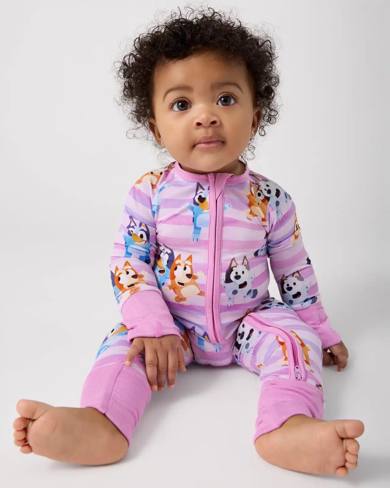 Bluey Dance All Day Pink Zippy