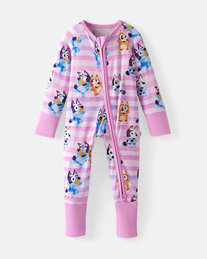 Bluey Dance All Day Pink Zippy
