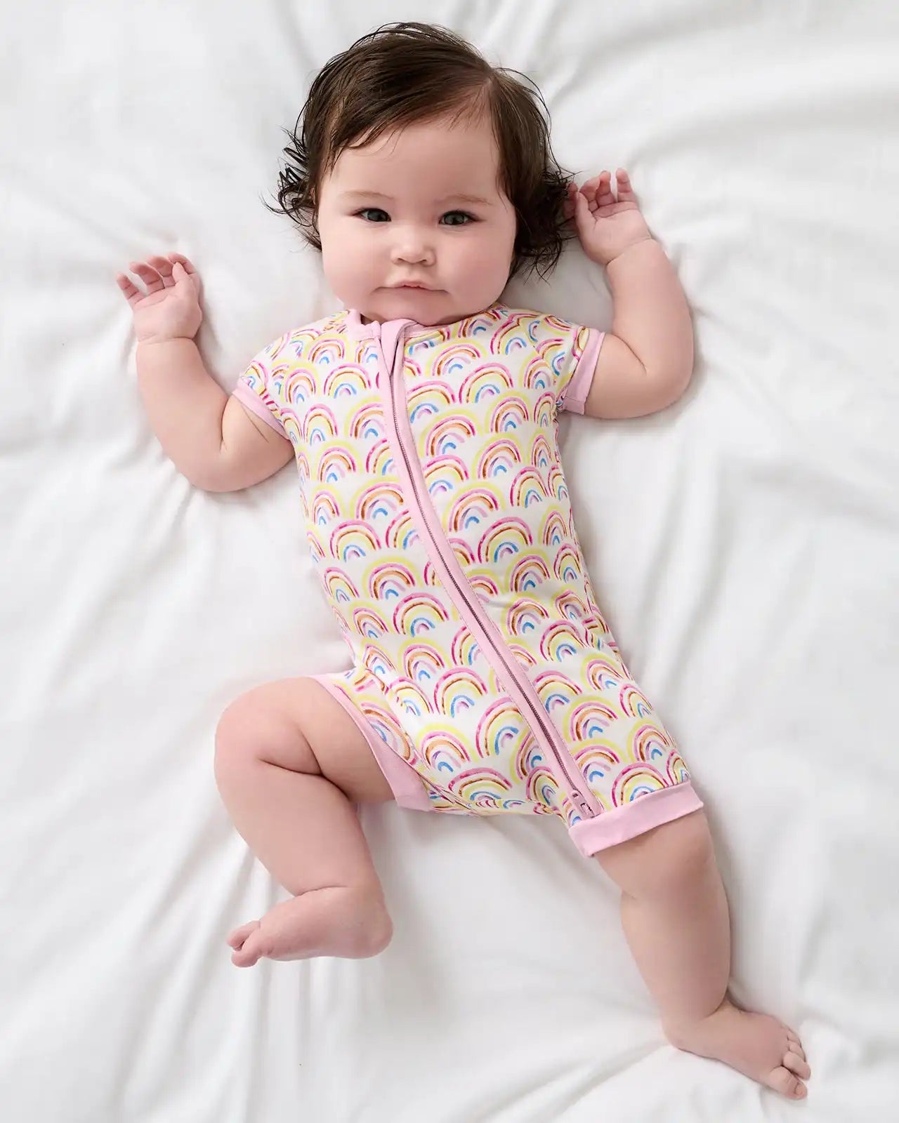 Pastel Rainbows Shorty Zippy