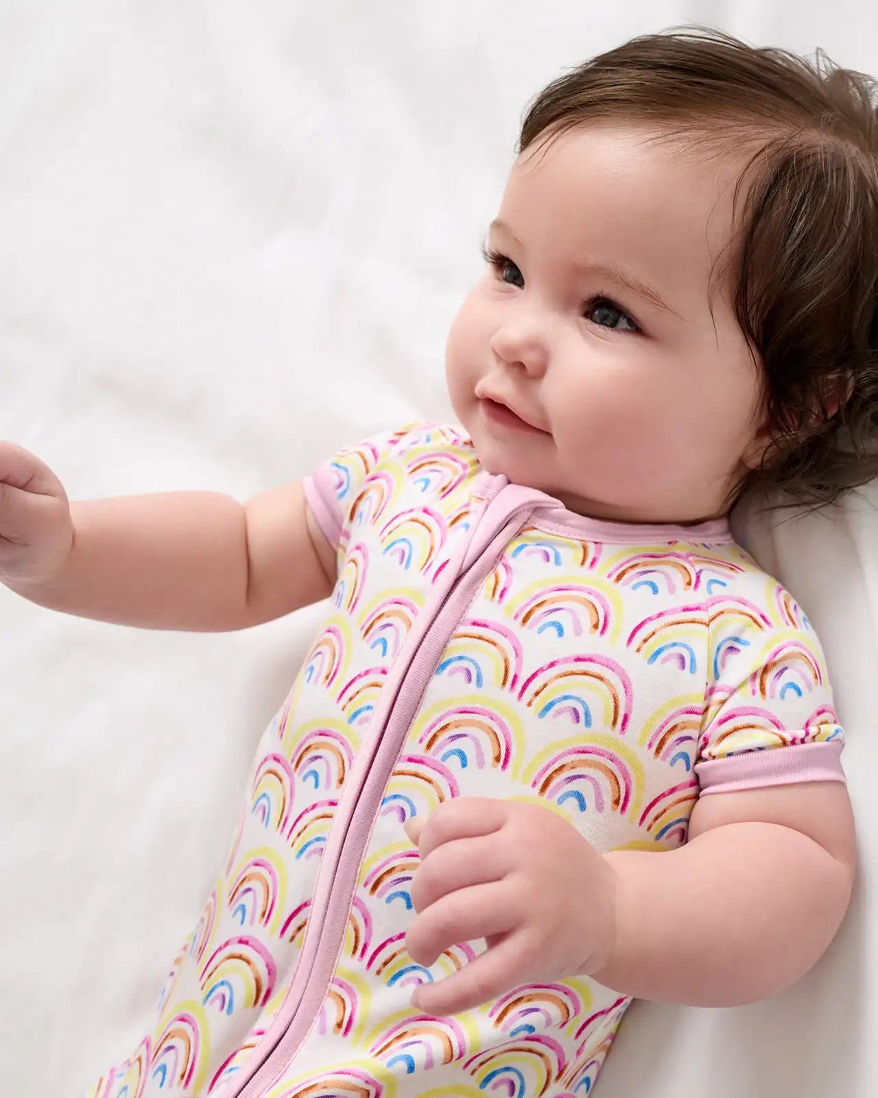 Pastel Rainbows Shorty Zippy