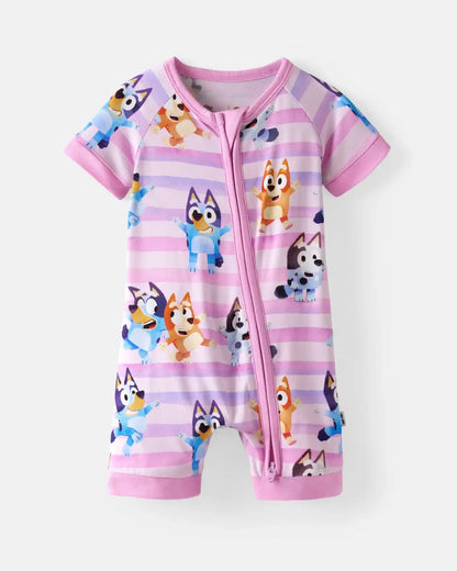 Bluey Dance All Day Pink Shorty Zippy