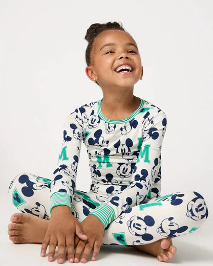 Disney Varsity Mickey Mouse Two-Piece Pajama Set