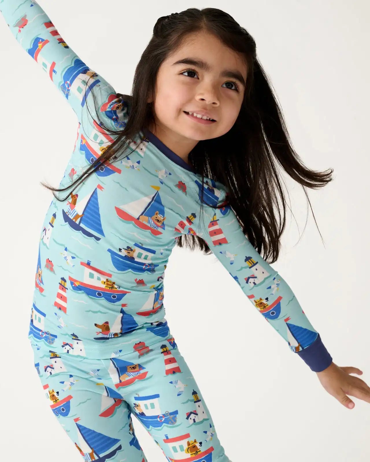 Nautical Paws Two-Piece Pajama Set