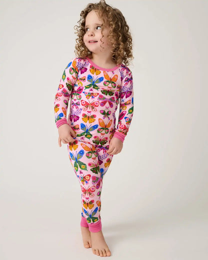 Flutter Garden Two-Piece Pajama Set