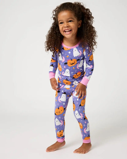 Moonlit Magic Purple Two-Piece Pajama Set