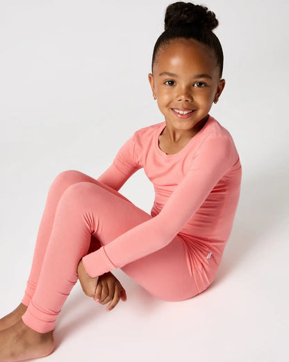 Sweet Papaya Two-Piece Pajama Set