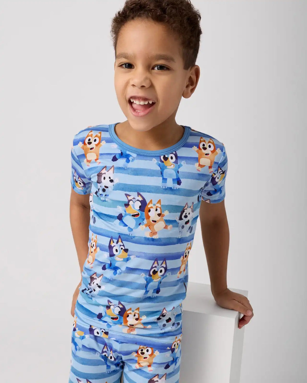 Bluey Dance All Day Two-Piece Short Sleeve & Shorts Pajama Set