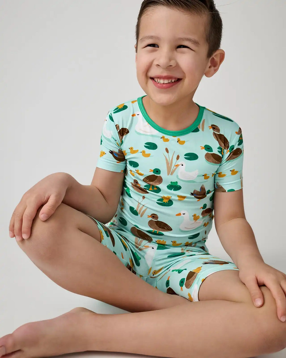 Puddle Jumpers Two-Piece Short Sleeve & Shorts Pajama Set