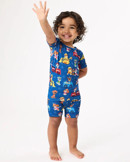 PAW Patrol Adventure Bay Heroes Two-Piece Short Sleeve & Shorts Pajama Set