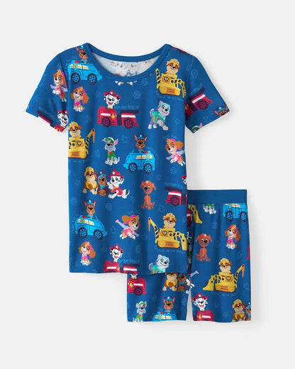 PAW Patrol Adventure Bay Heroes Two-Piece Short Sleeve & Shorts Pajama Set