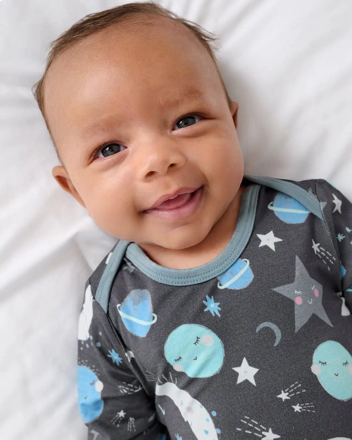 Blue To the Moon & Back Infant Gown