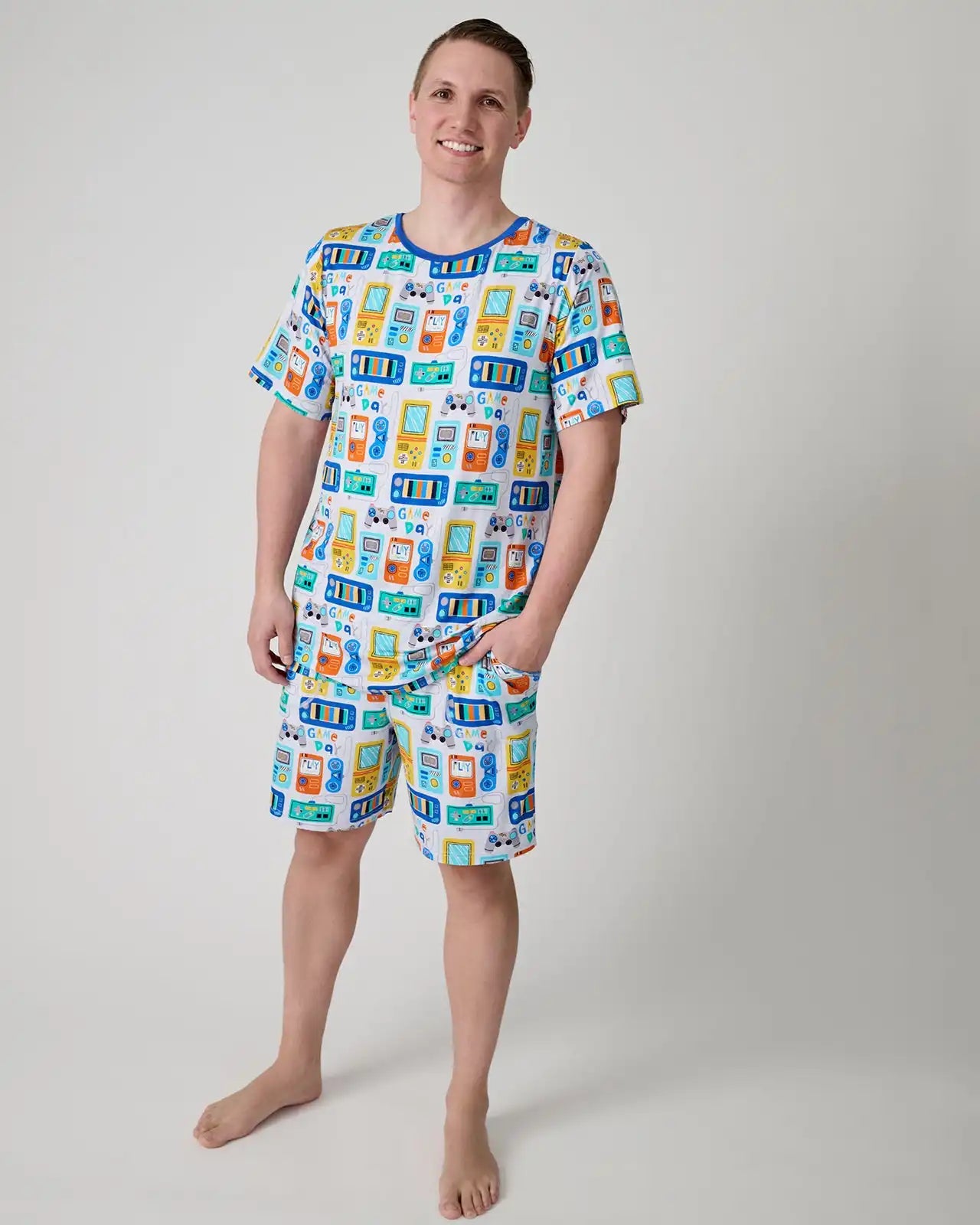 Game On Men's Short Sleeve Pajama Top