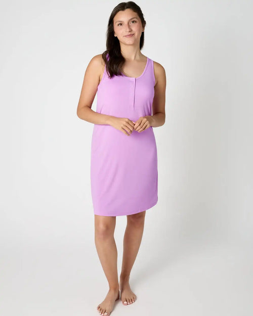 Soft Wisteria Women's Sleeveless Nightgown