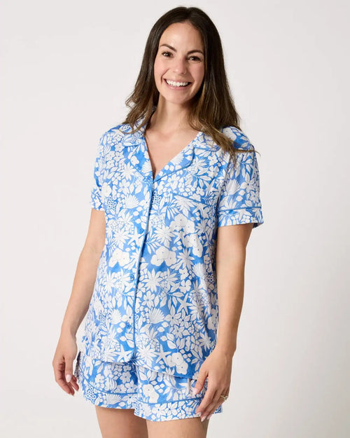 Azure Garden Women's Pajama Set