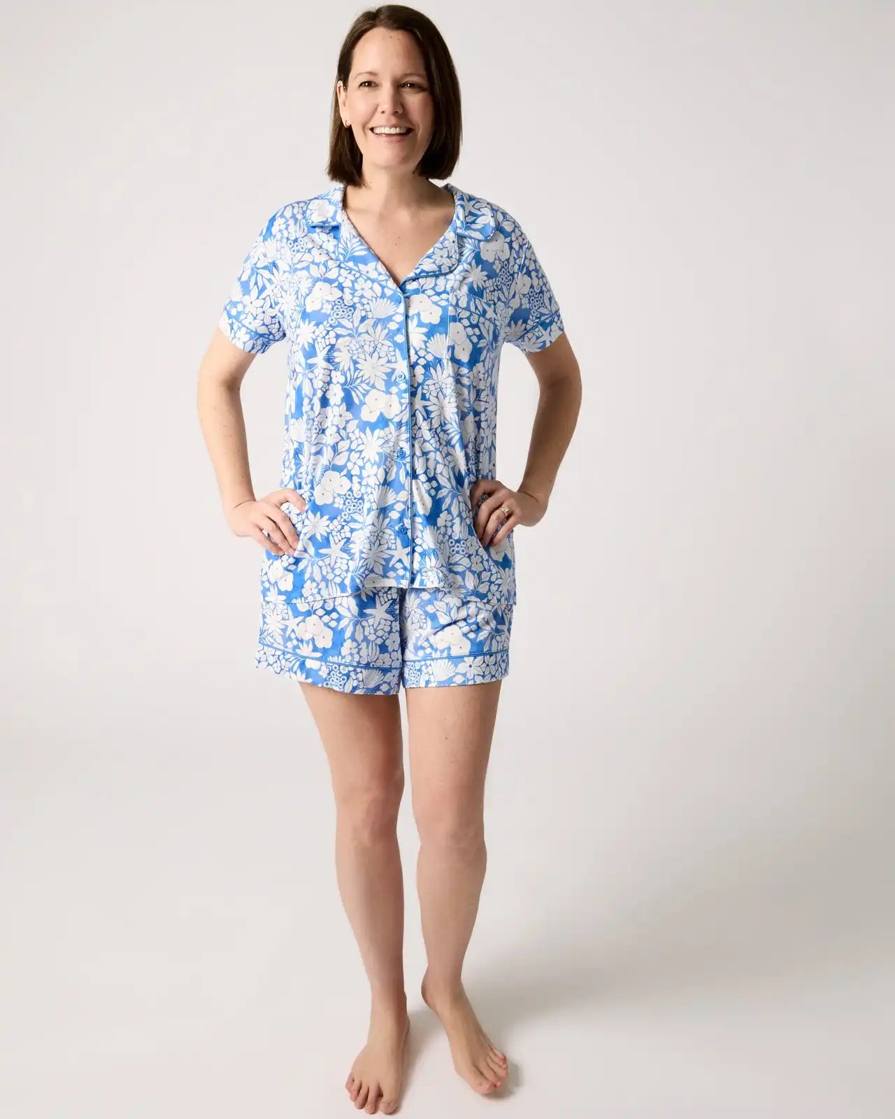 Azure Garden Women's Pajama Set