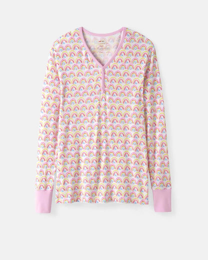 Pastel Rainbows Women's Pajama Top