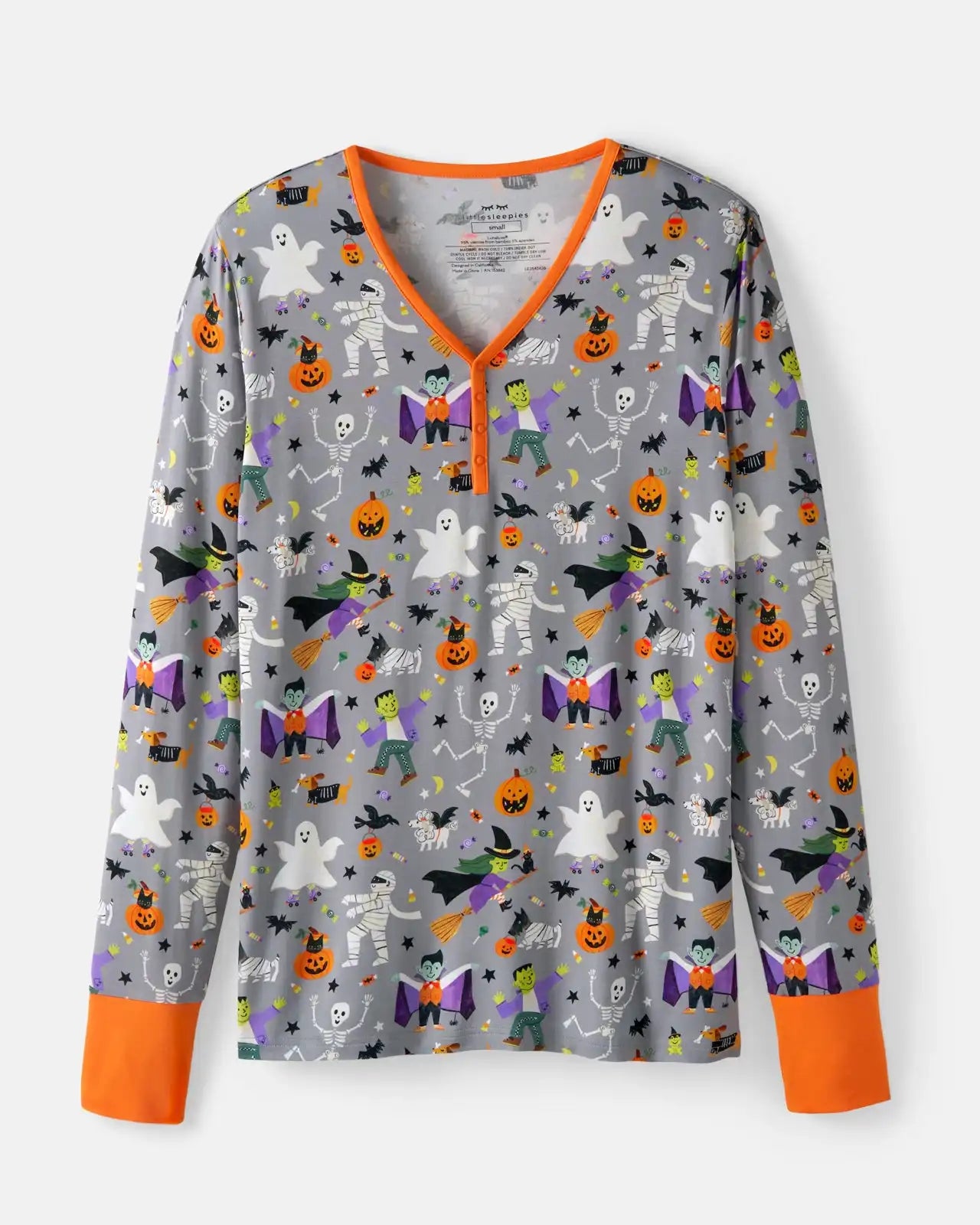 Dracula's Disco Women's Long Sleeve Pajama Top
