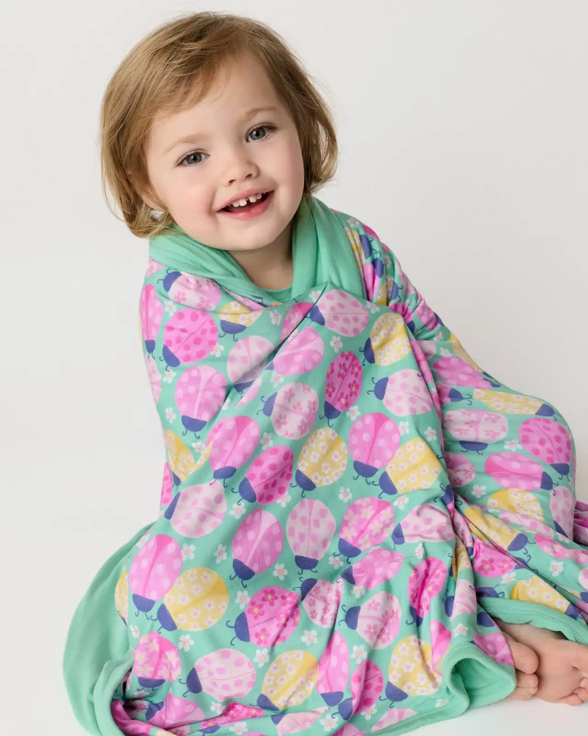 Ladybug Meadow Large Cloud Blanket®