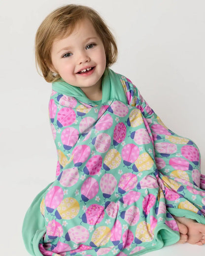 Ladybug Meadow Large Cloud Blanket®