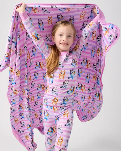 Bluey Dance All Day Pink Two-Piece Pajama Set