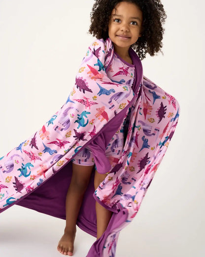 Roar & Explore Pink Large Cloud Blanket®