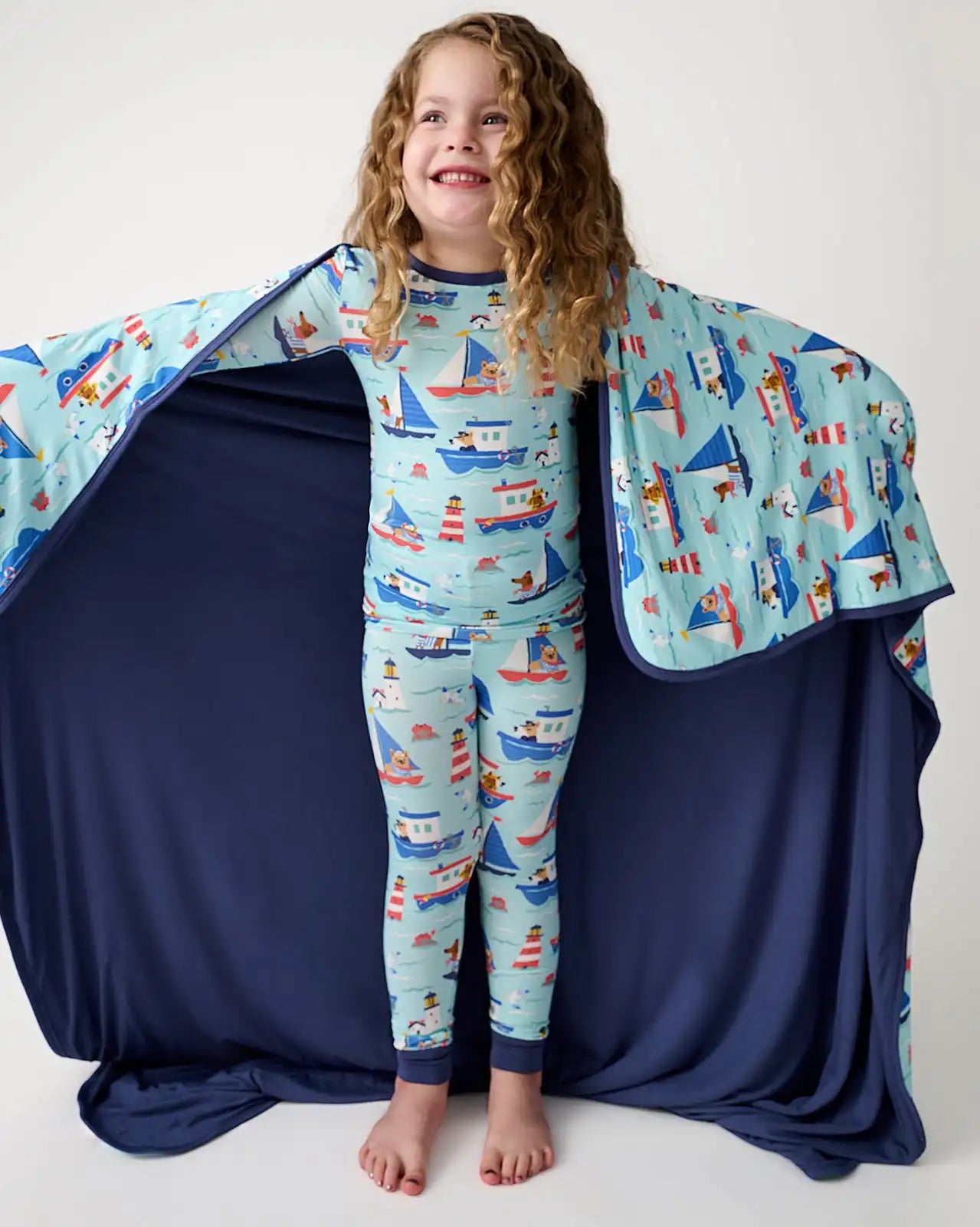 Nautical Paws Large Cloud Blanket®