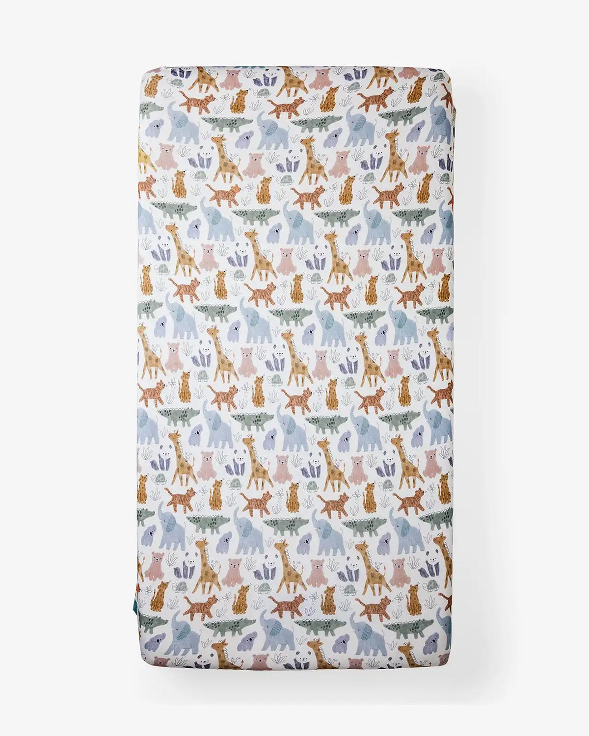 Sweet Safari Fitted Mini Crib Sheet