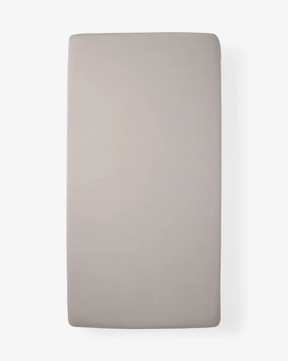 Dove Gray Fitted Mini Crib Sheet