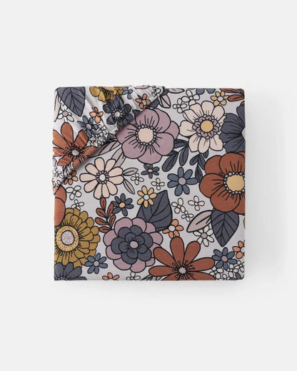 Wildwood Floral Fitted Crib Sheet
